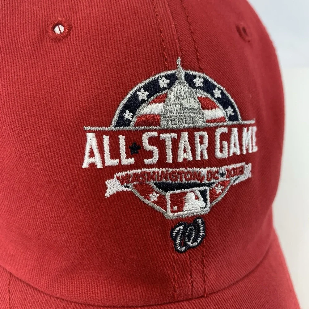 All Star Game 2018 Hat Washington DC Women's Red '47 Adjustable MLB Baseball Cap